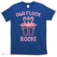 Our Flock Rocks Flamingo Matching Family Vacation Group Gift T-Shirt thumb 0