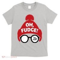 Oh Fudge Santa Hat Christmas Story Family Christmas T-Shirt thumb 0