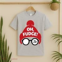 Oh Fudge Santa Hat Christmas Story Family Christmas T-Shirt thumb 2