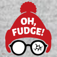 Oh Fudge Santa Hat Christmas Story Family Christmas T-Shirt thumb 7