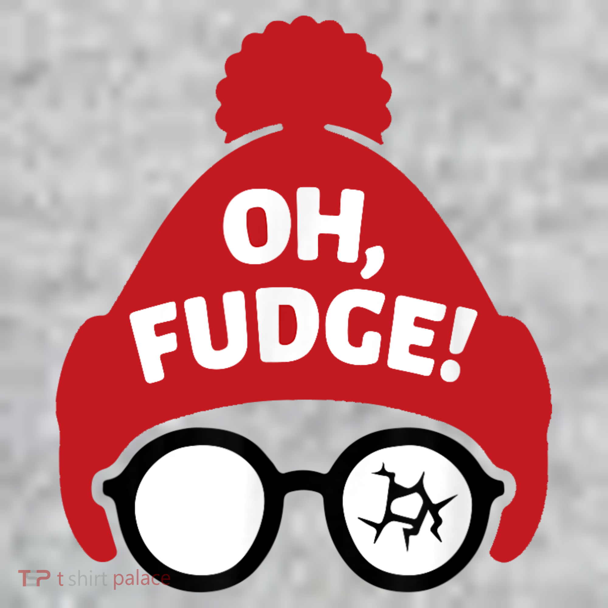 Oh Fudge Santa Hat Christmas Story Family Christmas T-Shirt