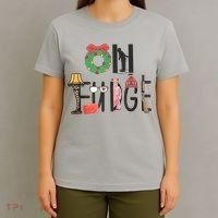 Oh Fudge Santa Hat Christmas Story Family Christmas T-Shirt thumb 4