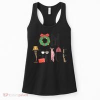 Oh Fudge Santa Hat Christmas Story Family Christmas Women's Tank Top thumb 0