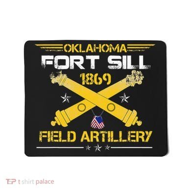 OKLAHOMA FORT SILL 1869 FIELD ARTILLERY Mousepad