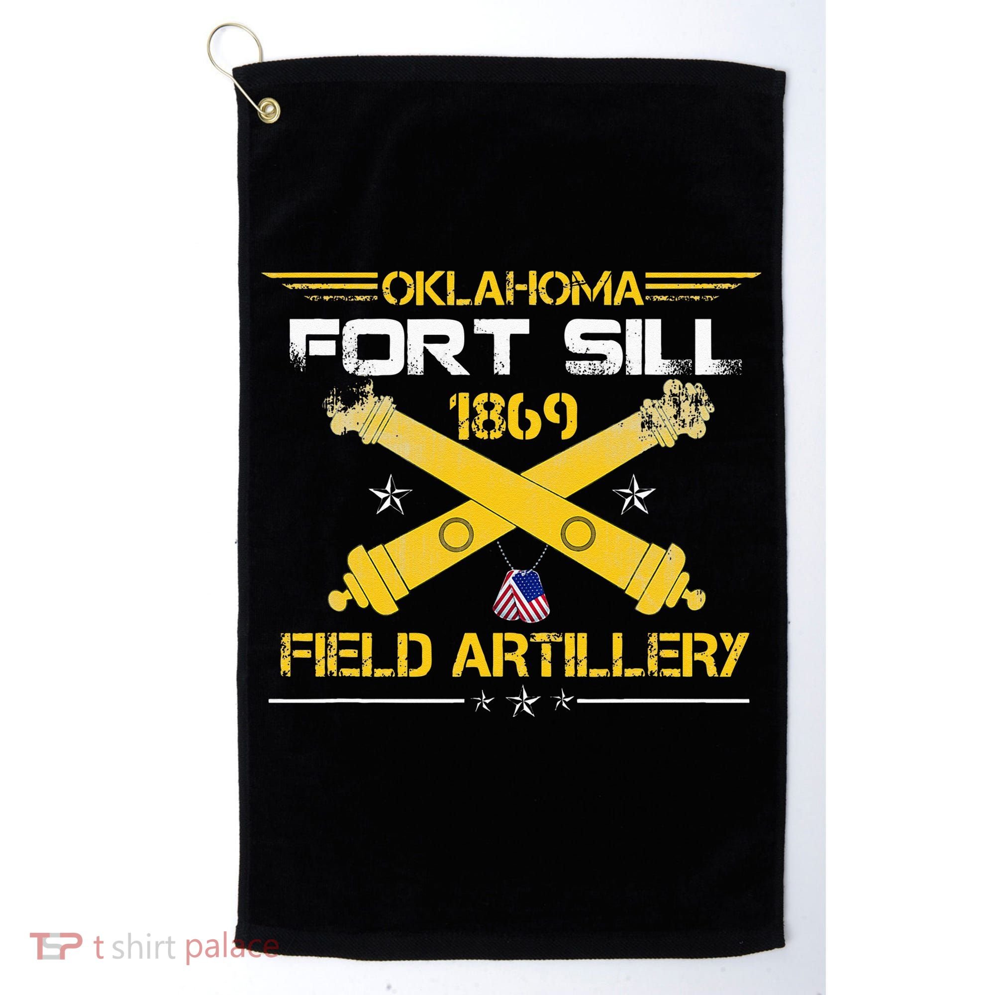 OKLAHOMA FORT SILL 1869 FIELD ARTILLERY Golf Towel