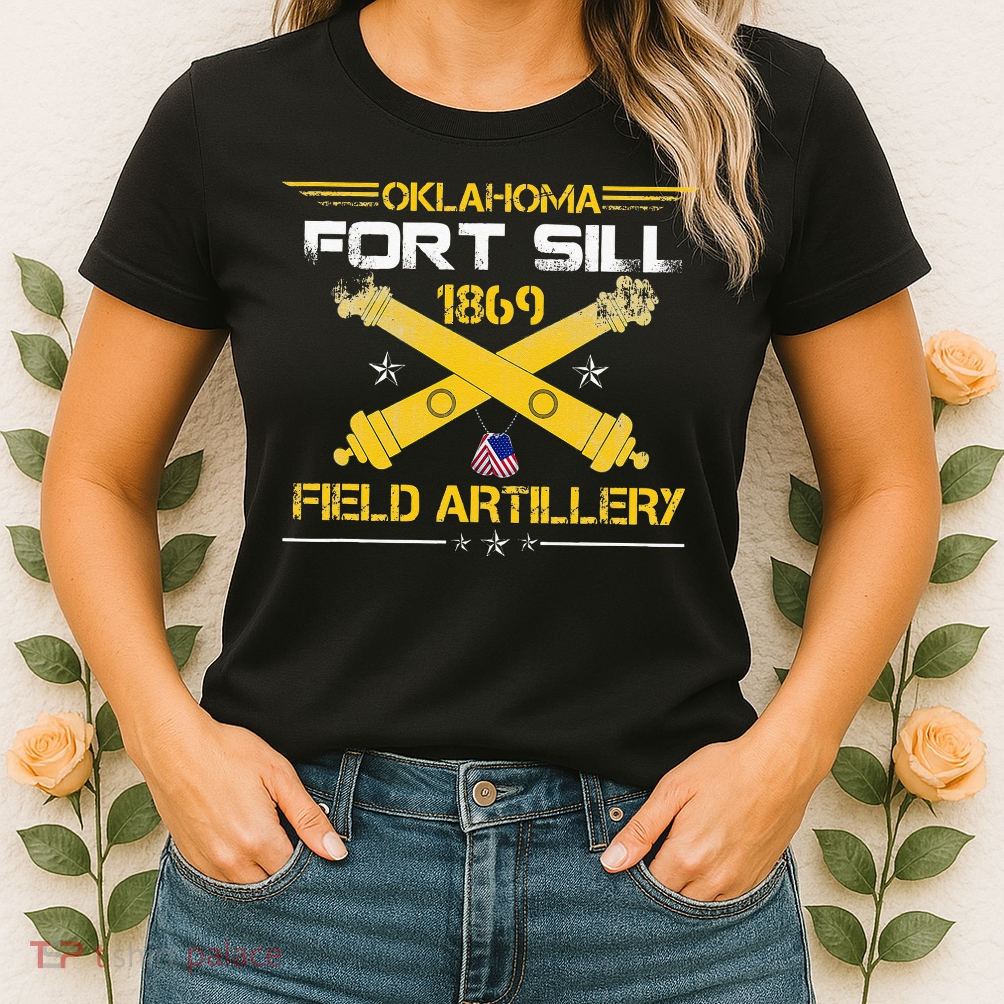 OKLAHOMA FORT SILL 1869 FIELD ARTILLERY Women's T-Shirt