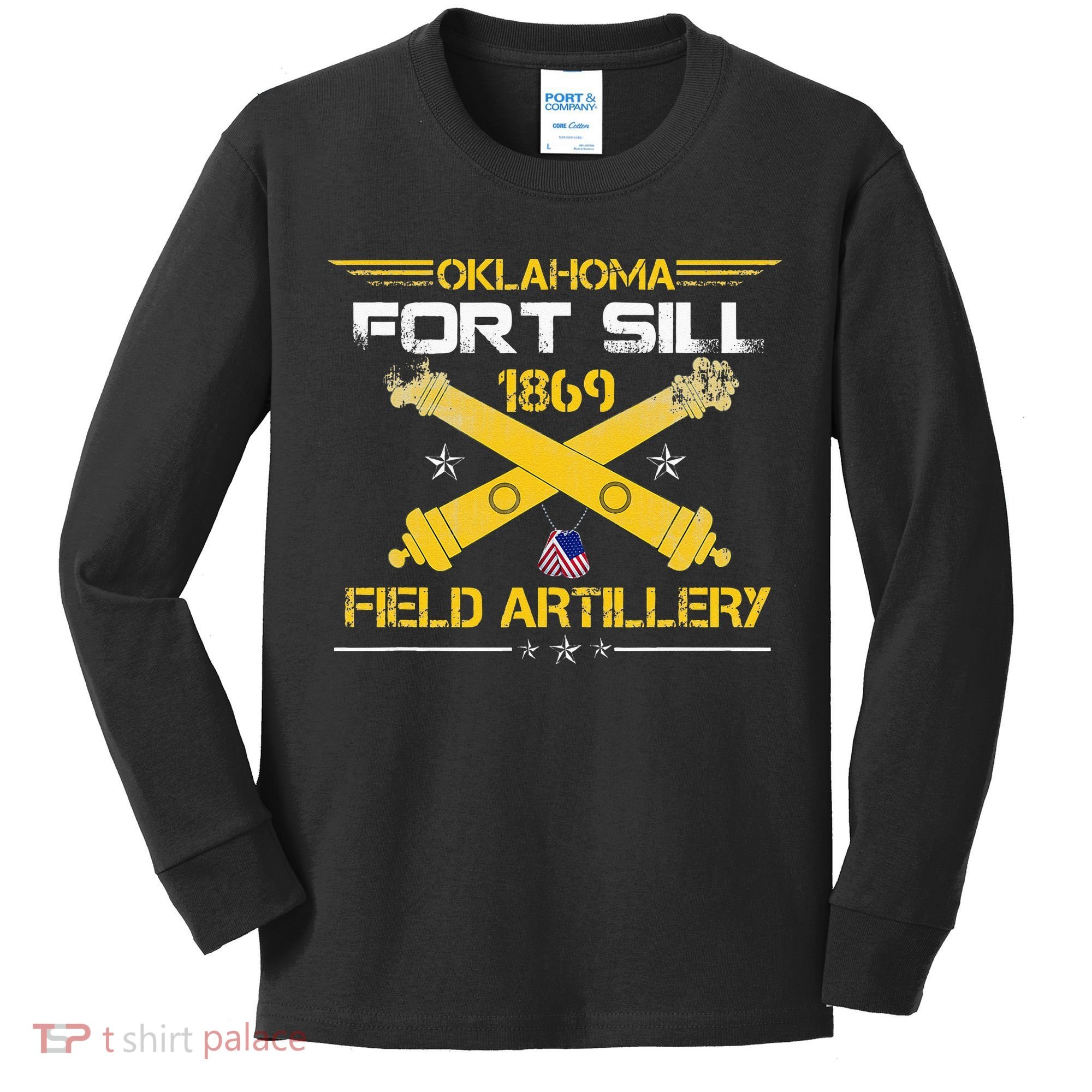 OKLAHOMA FORT SILL 1869 FIELD ARTILLERY Kids Long Sleeve Shirt