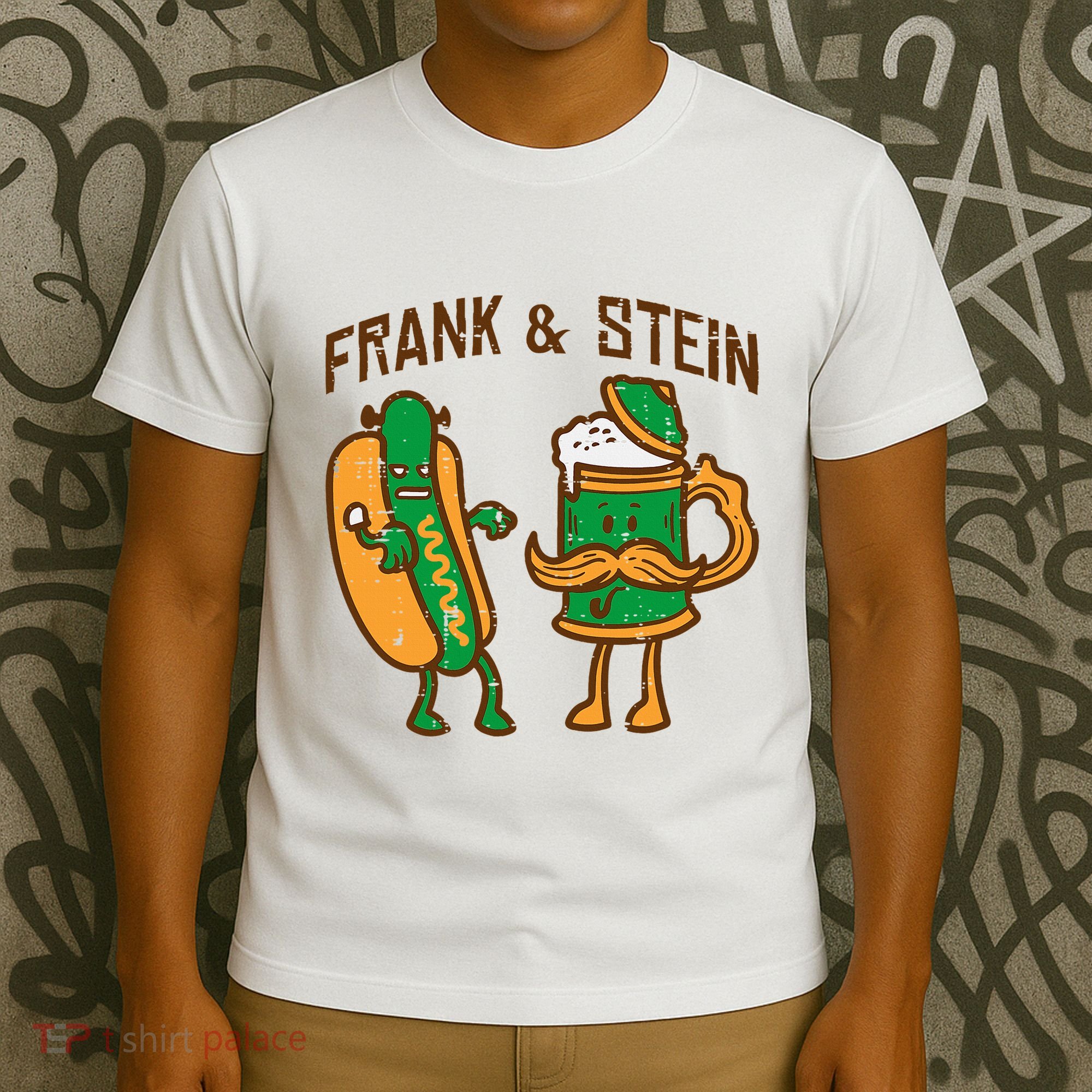 Oktoberfest Frank Stein German Costume T-Shirt