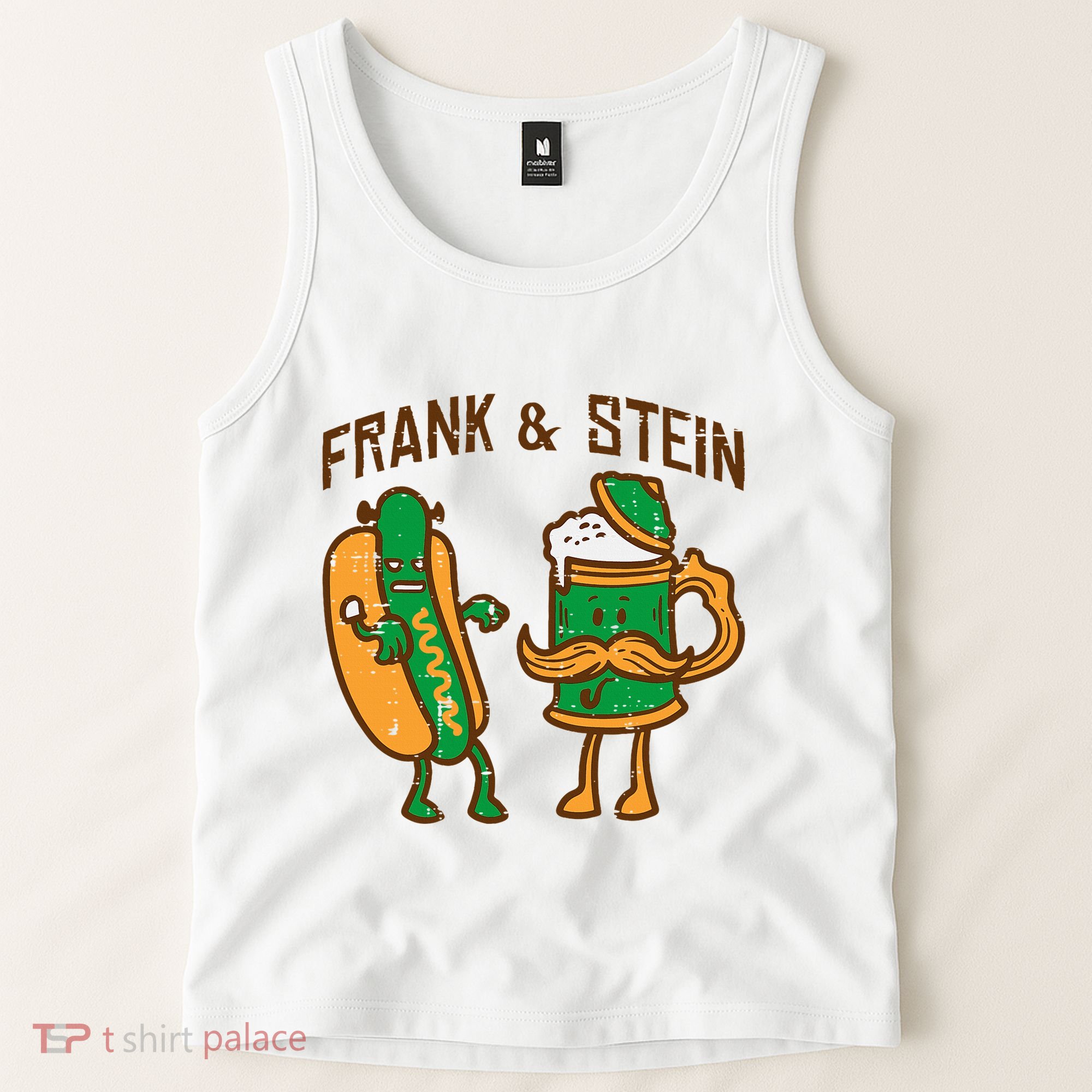 Oktoberfest Frank Stein German Costume Tank Top