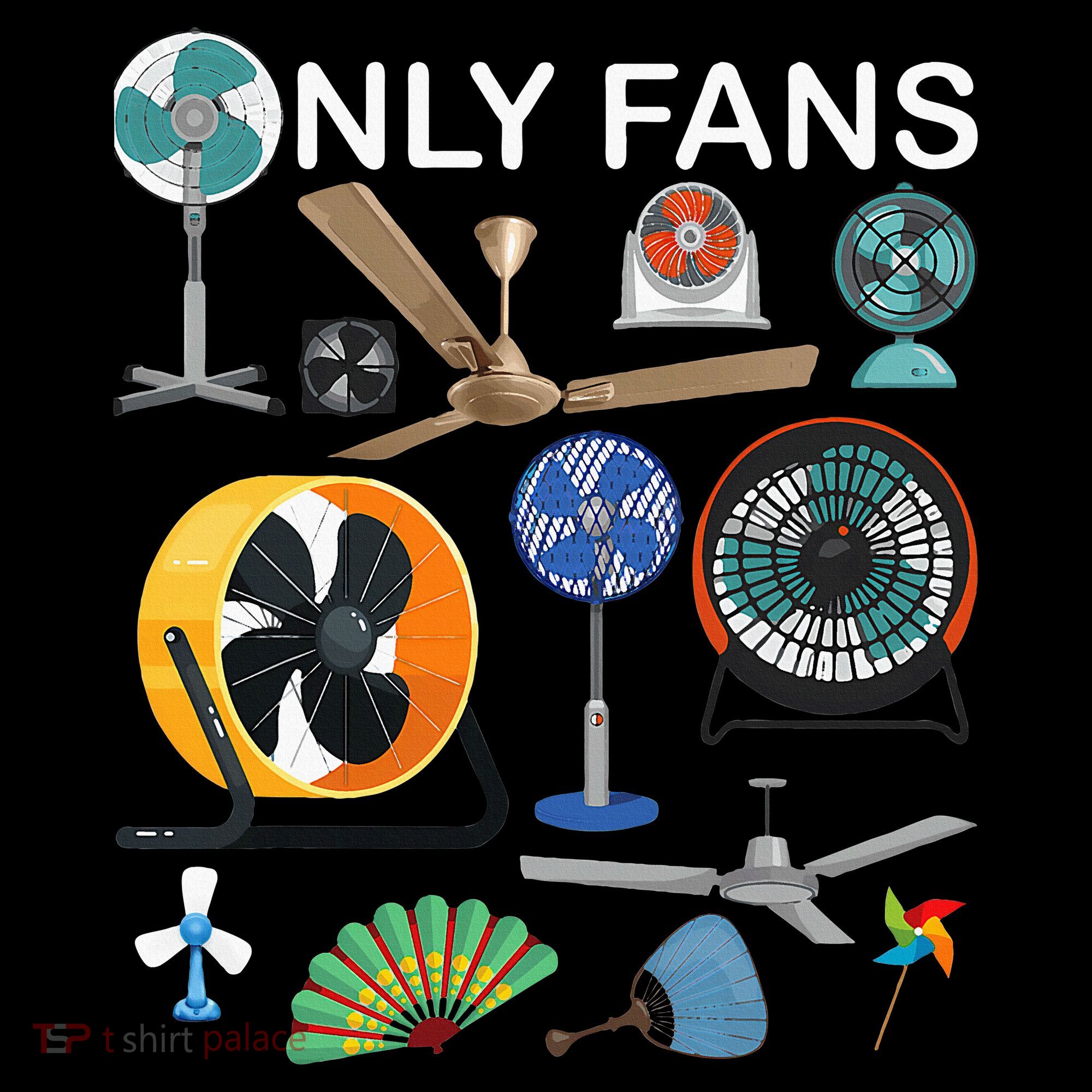 Only Fan Set Funny Ventilators And Fans Ornament