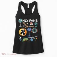 Only Fan Set Funny Ventilators And Fans Women's Tank Top thumb 0