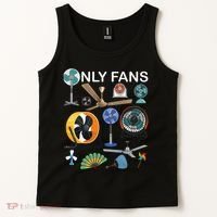 Only Fan Set Funny Ventilators And Fans Tank Top thumb 2