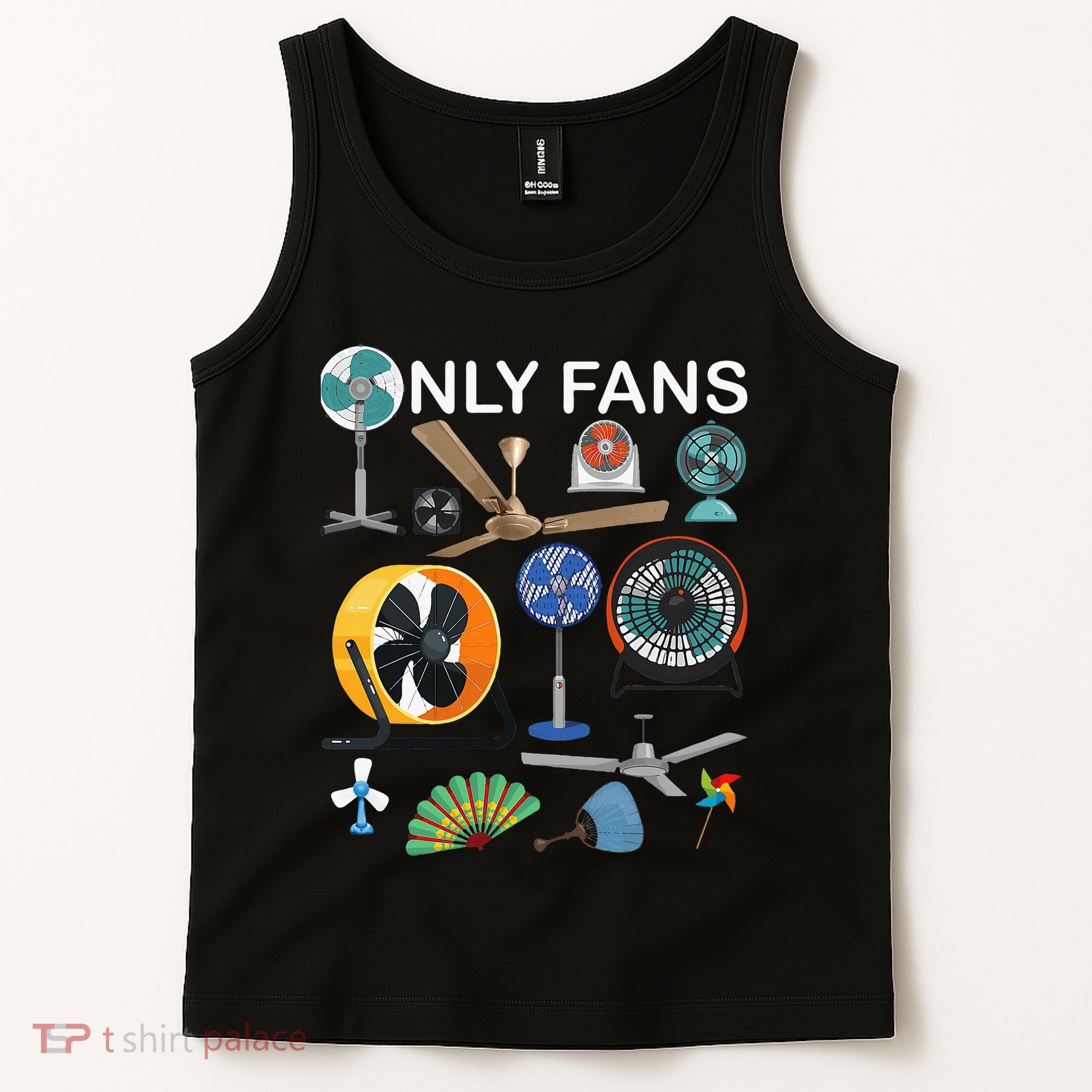 Only Fan Set Funny Ventilators And Fans Tank Top