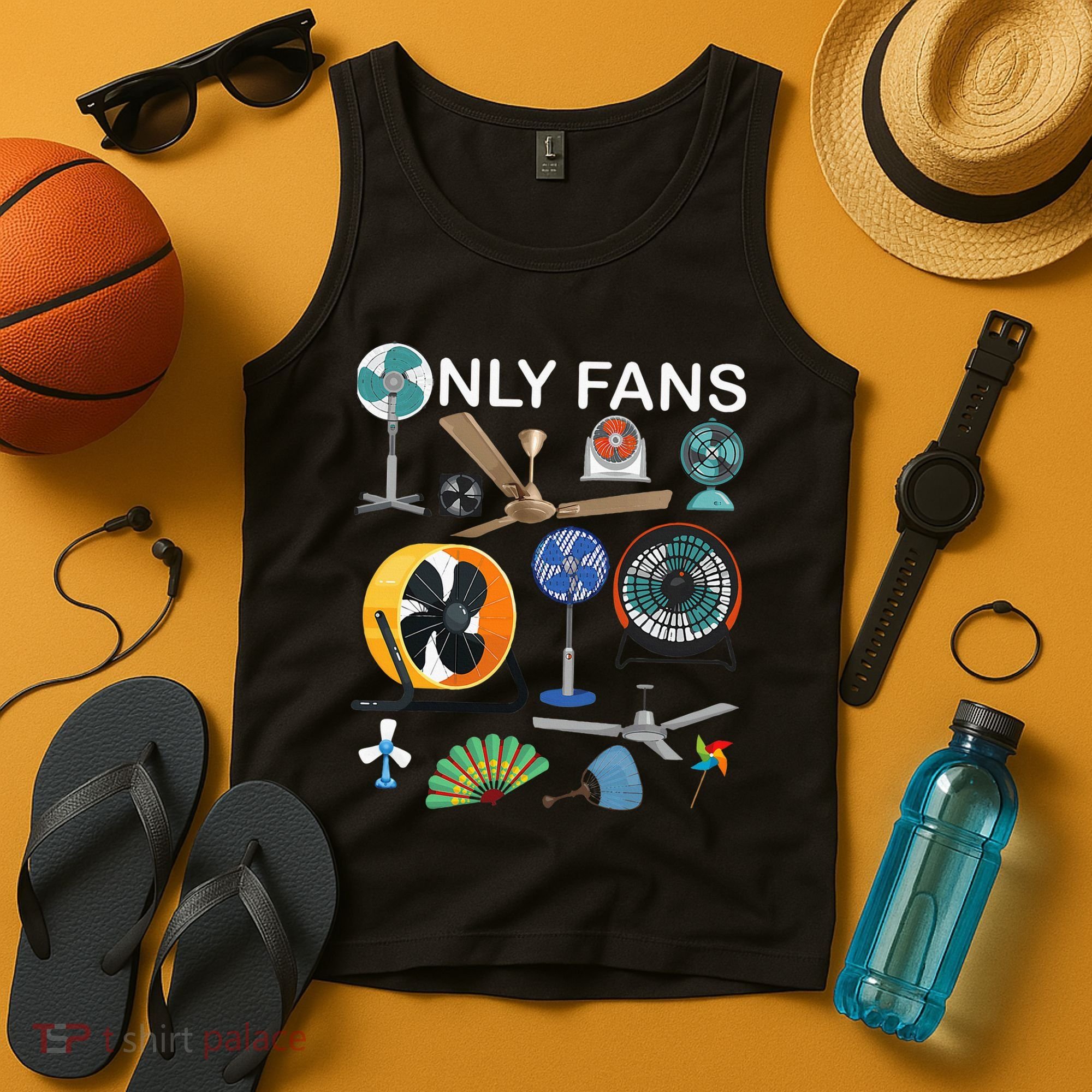 Only Fan Set Funny Ventilators And Fans Tank Top
