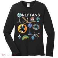 Only Fan Set Funny Ventilators And Fans Women's Long Sleeve Shirt thumb 0