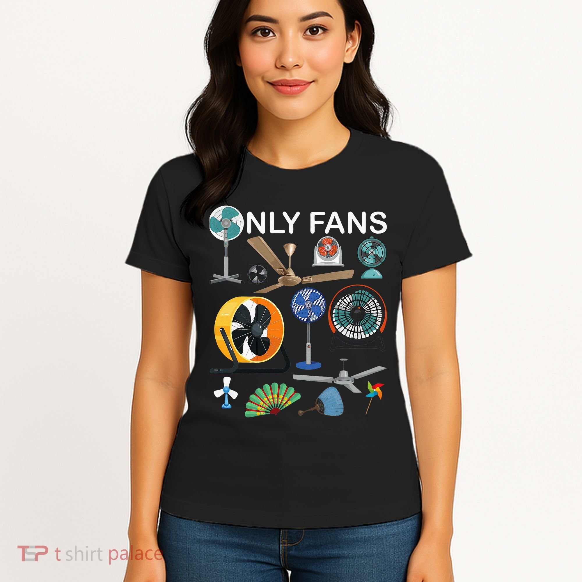 Only Fan Set Funny Ventilators And Fans Women's T-Shirt