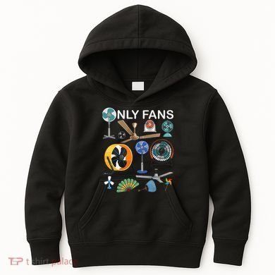 Only Fan Set Funny Ventilators And Fans Kids Hoodie