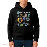 Only Fan Set Funny Ventilators And Fans Kids Hoodie thumb 4