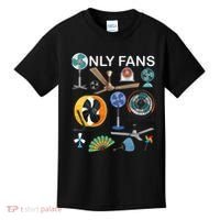 Only Fan Set Funny Ventilators And Fans Kids T-Shirt thumb 0