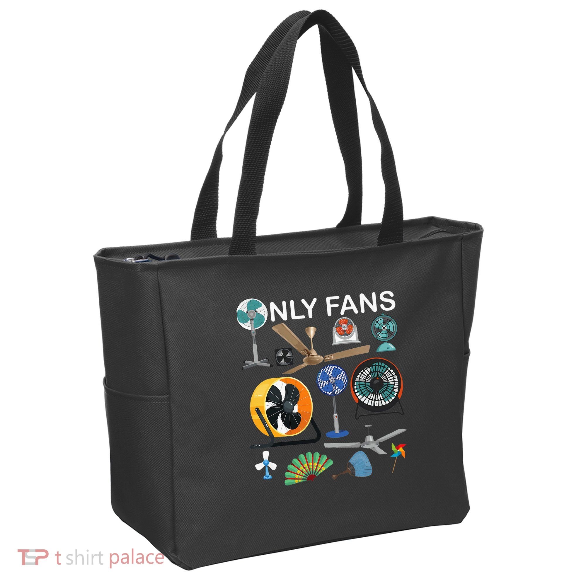 Only Fan Set Funny Ventilators And Fans Tote Bag