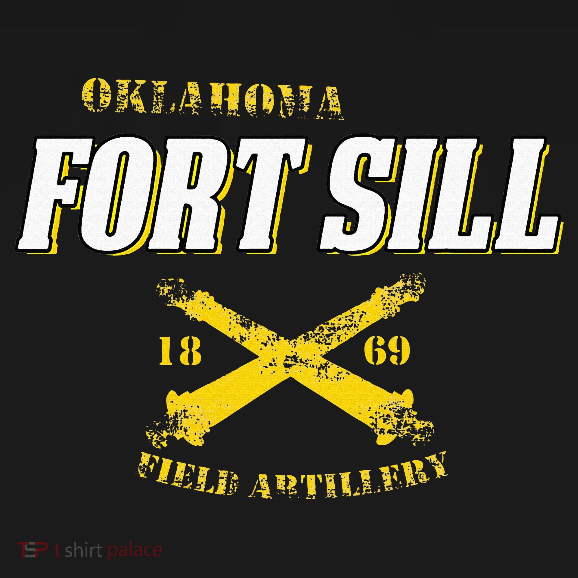 Oklahoma Fort Sill 1869 Field Artillery USA-Made Doggie Bandana