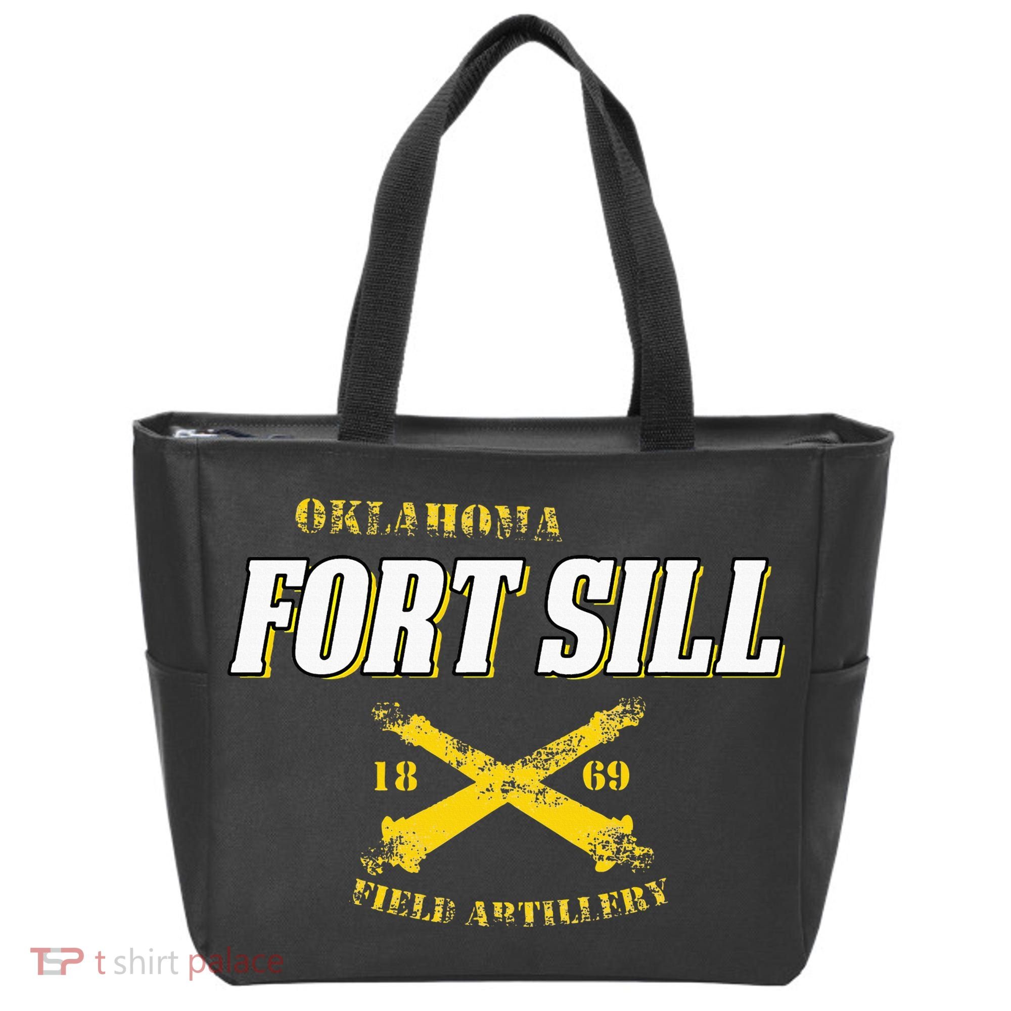 Oklahoma Fort Sill 1869 Field Artillery Tote Bag