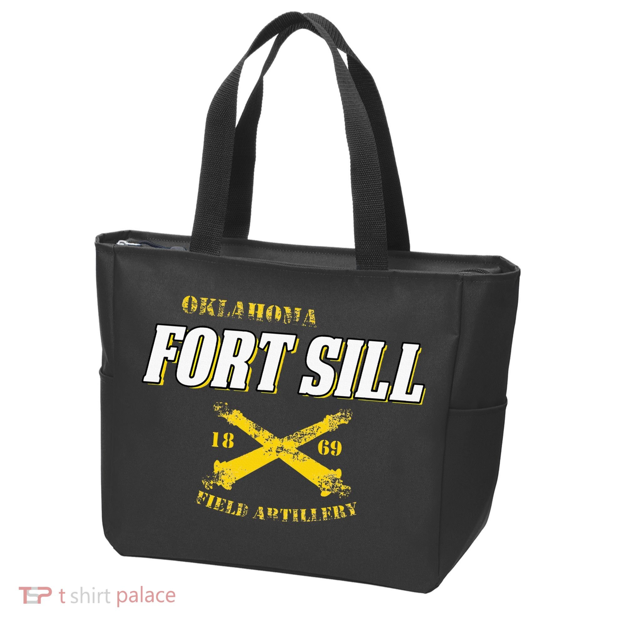 Oklahoma Fort Sill 1869 Field Artillery Tote Bag