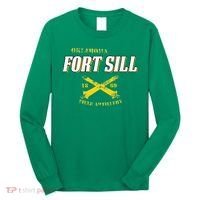 Oklahoma Fort Sill 1869 Field Artillery Long Sleeve Shirt thumb 0