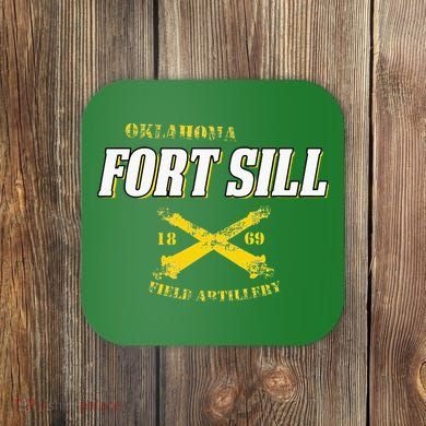 Oklahoma Fort Sill 1869 Field Artillery Coaster
