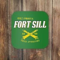 Oklahoma Fort Sill 1869 Field Artillery Coaster thumb 0