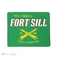 Oklahoma Fort Sill 1869 Field Artillery Mousepad thumb 0