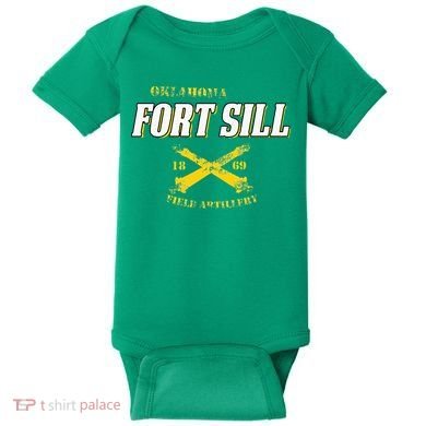 Oklahoma Fort Sill 1869 Field Artillery Baby Bodysuit