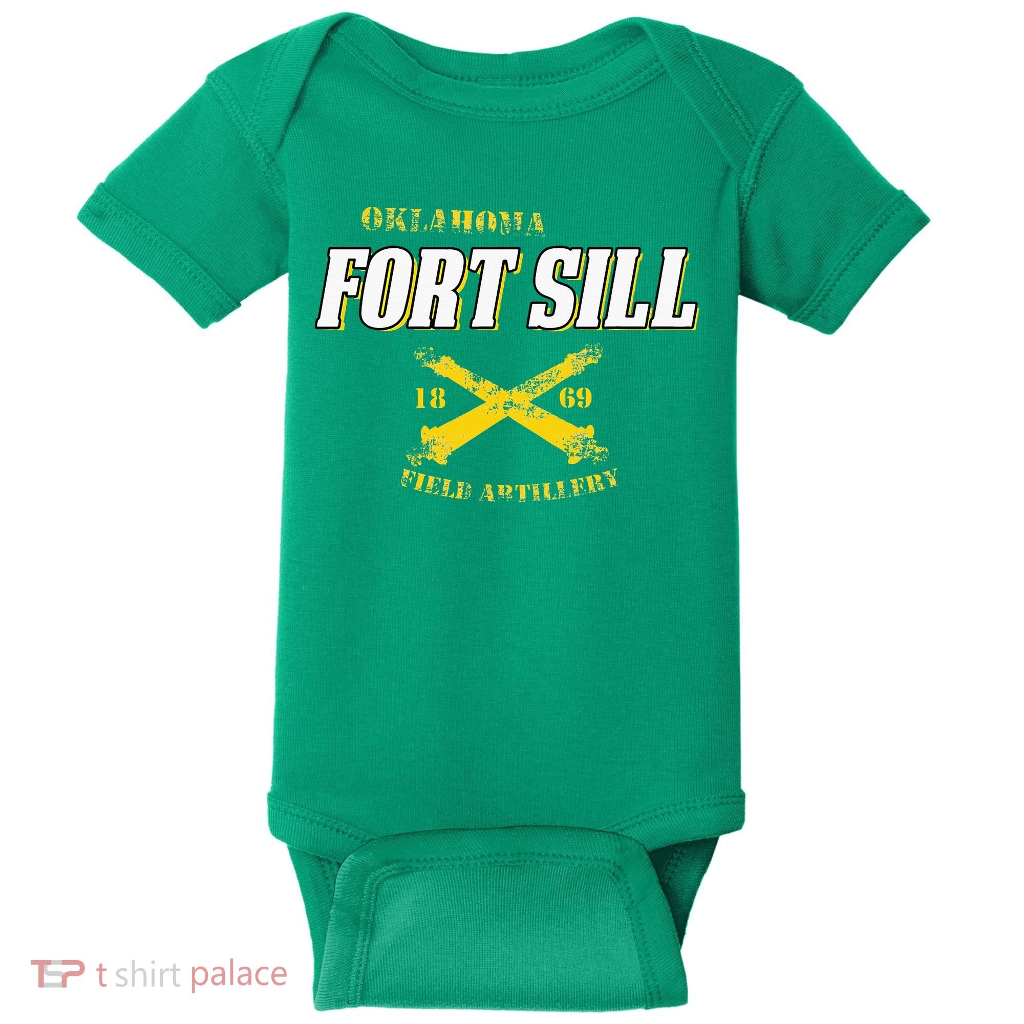 Oklahoma Fort Sill 1869 Field Artillery Baby Bodysuit