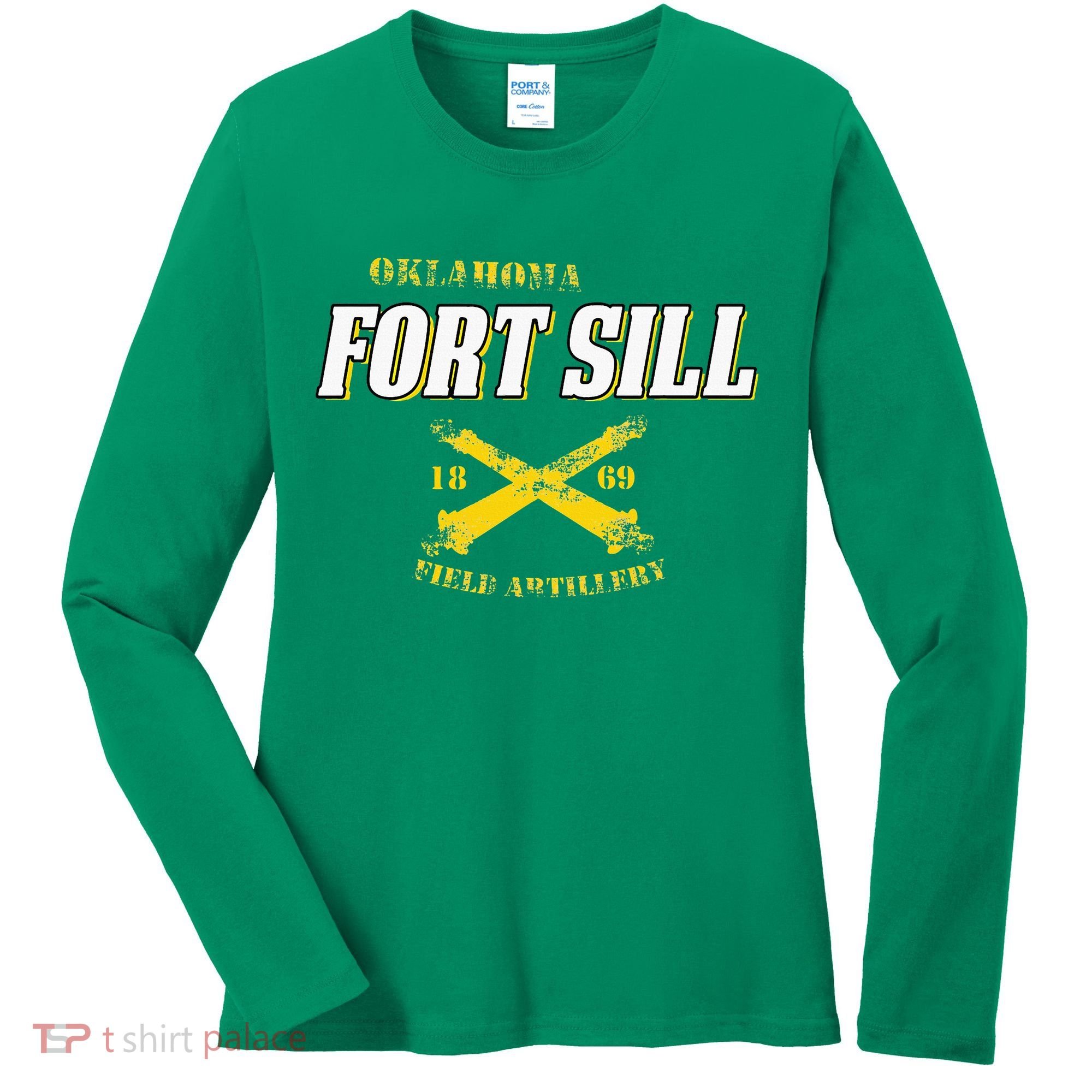 Oklahoma Fort Sill 1869 Field Artillery Women's Long Sleeve Shirt