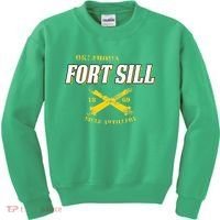 Oklahoma Fort Sill 1869 Field Artillery Kids Sweatshirt thumb 0
