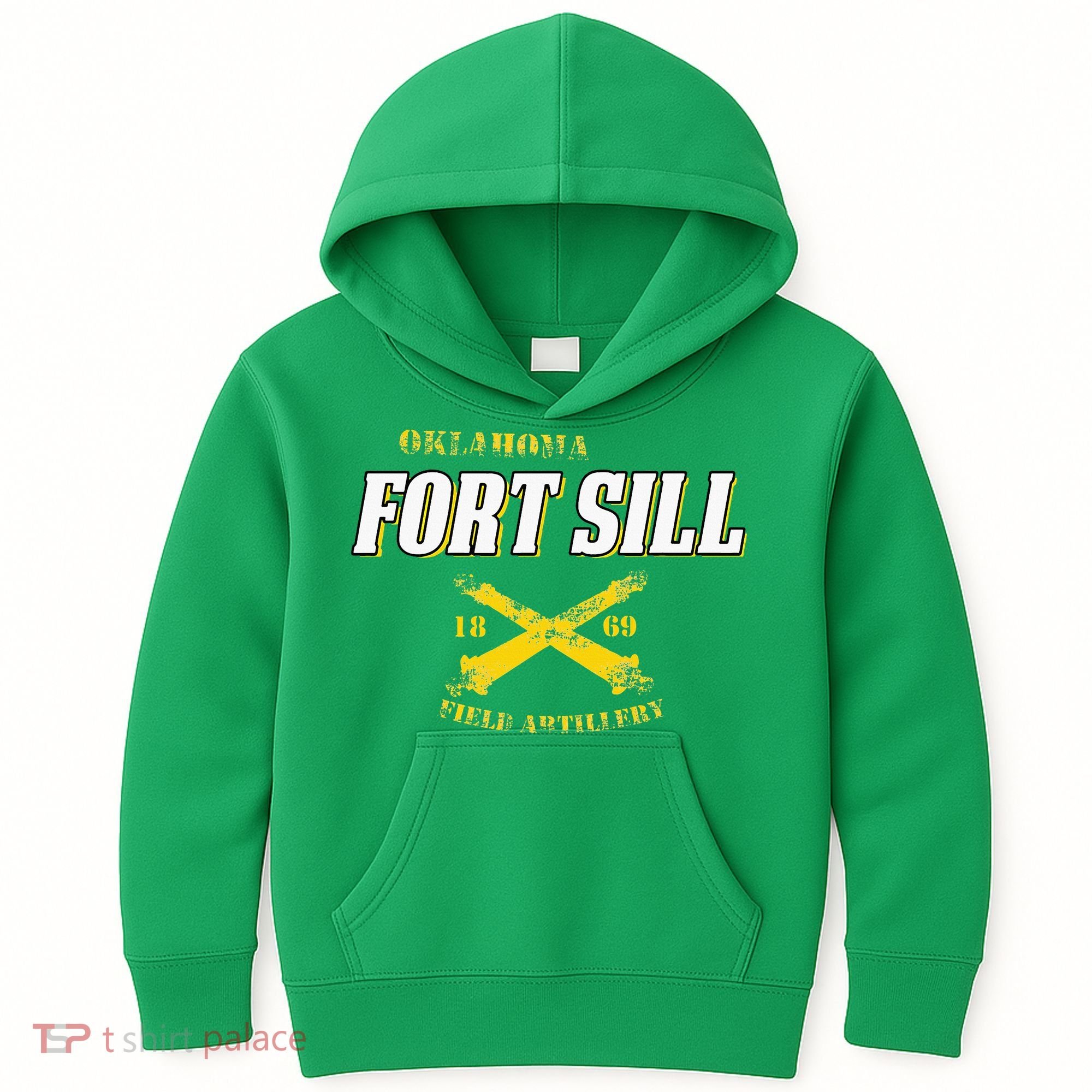 Oklahoma Fort Sill 1869 Field Artillery Kids Hoodie