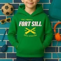 Oklahoma Fort Sill 1869 Field Artillery Kids Hoodie thumb 2
