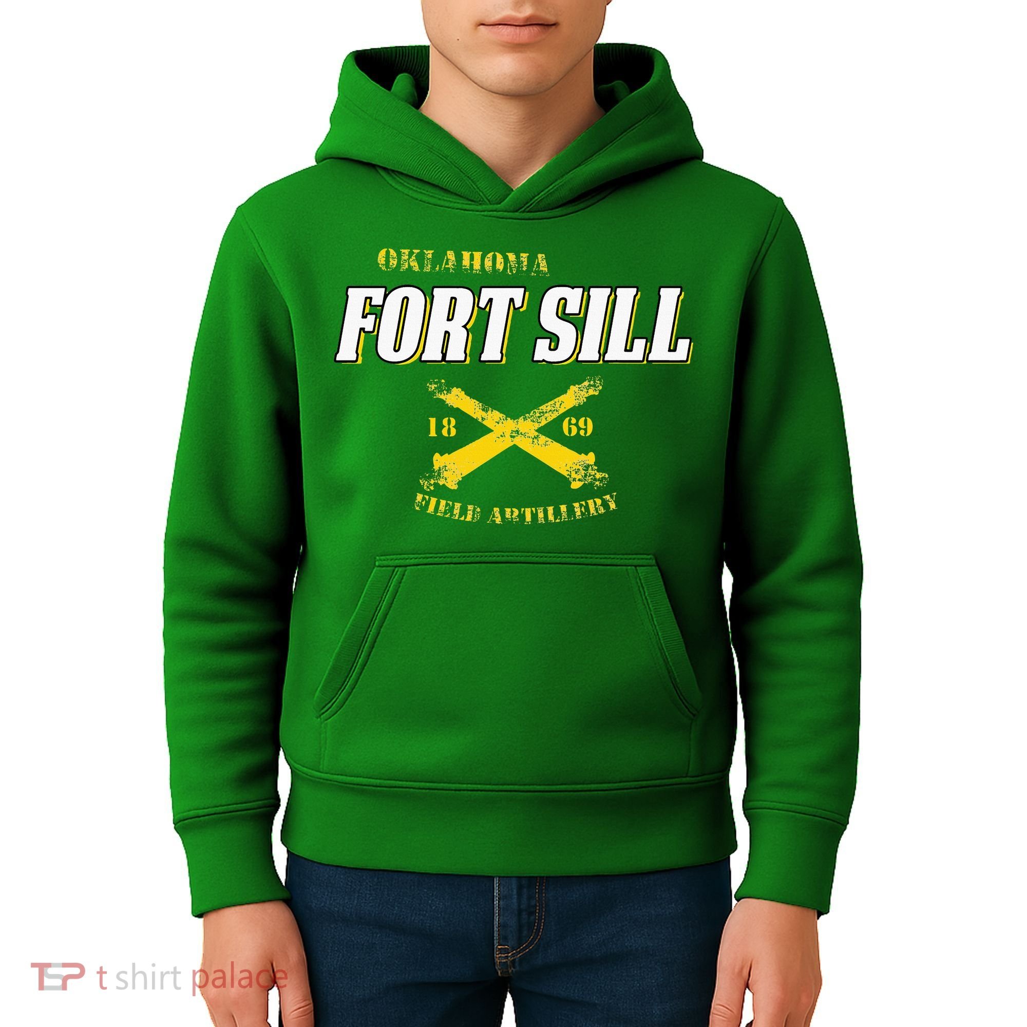 Oklahoma Fort Sill 1869 Field Artillery Kids Hoodie