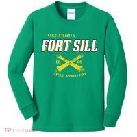 Oklahoma Fort Sill 1869 Field Artillery Kids Long Sleeve Shirt thumb 0