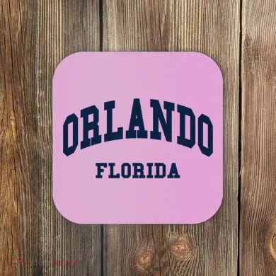 ORLANDO Florida Throwback Design Coaster