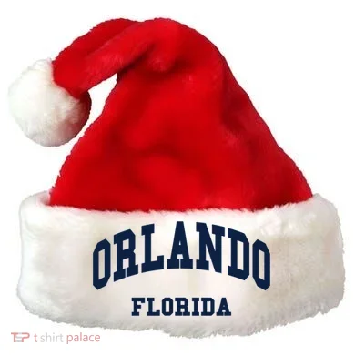 ORLANDO Florida Throwback Design Santa Hat