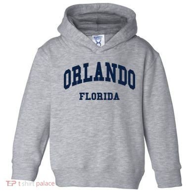 ORLANDO Florida Throwback Design Toddler Hoodie