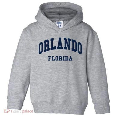ORLANDO Florida Throwback Design Toddler Hoodie