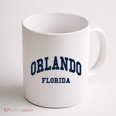 ORLANDO Florida Throwback Design Coffee Mug back