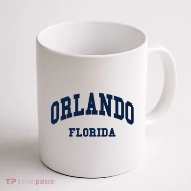 ORLANDO Florida Throwback Design Coffee Mug back