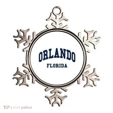 ORLANDO Florida Throwback Design Ornament