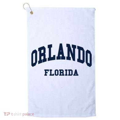 ORLANDO Florida Throwback Design Golf Towel
