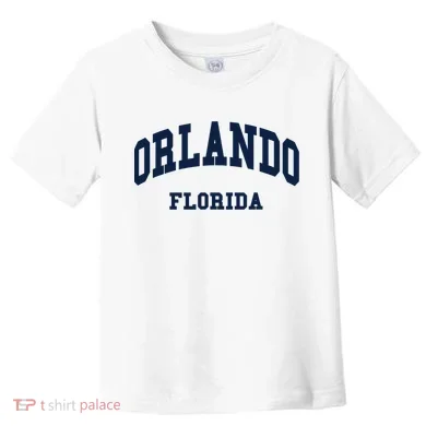 ORLANDO Florida Throwback Design Toddler T-Shirt