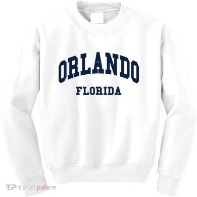 ORLANDO Florida Throwback Design Kids Sweatshirt