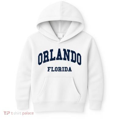 ORLANDO Florida Throwback Design Kids Hoodie